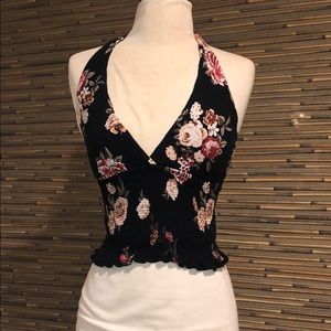 Floral Halter Top